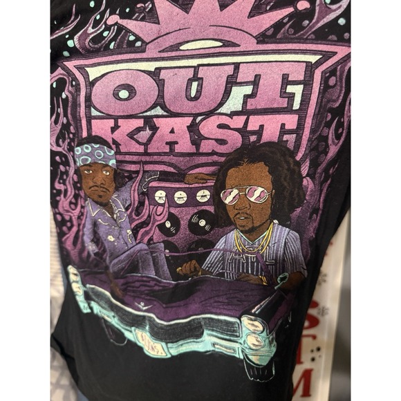 OUTKAST "Atliens Cartoon" Licensed Hip Hop/Rap T-Shirt L EUC - Picture 2 of 4